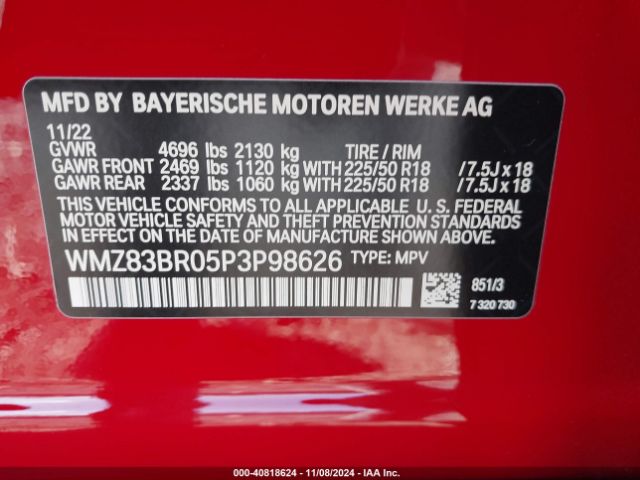 WMZ83BR05P3P98626 Mini Countryman Cooper S