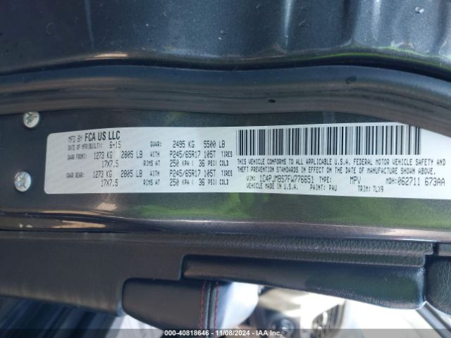 1C4PJMBS7FW776651 Jeep Cherokee Trailhawk