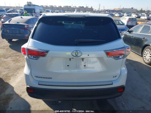 5TDZKRFHXFS072994 Toyota Highlander Le Plus