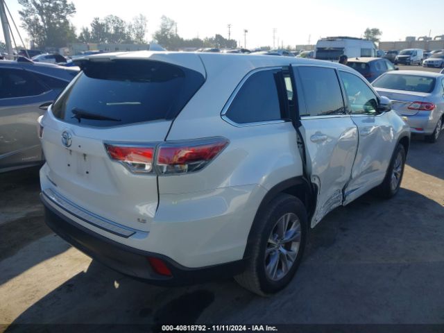 5TDZKRFHXFS072994 Toyota Highlander Le Plus