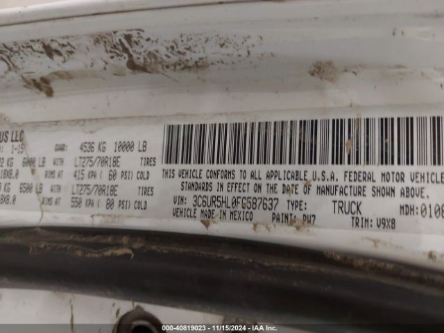 3C6UR5HL0FG587637 RAM 2500 Tradesman