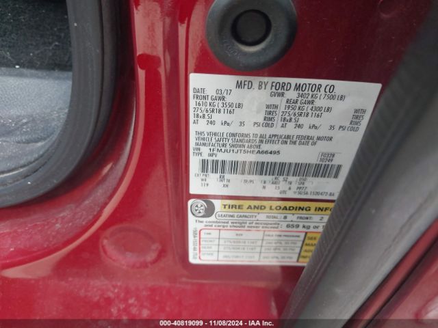 1FMJU1JT5HEA66495 Ford Expedition Xlt