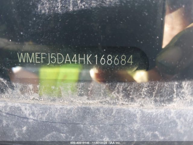 WMEFJ5DA4HK168684 Smart Fortwo
