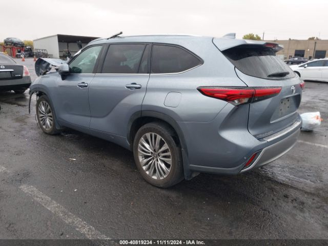 5TDFZRBH5MS101612 Toyota Highlander Platinum