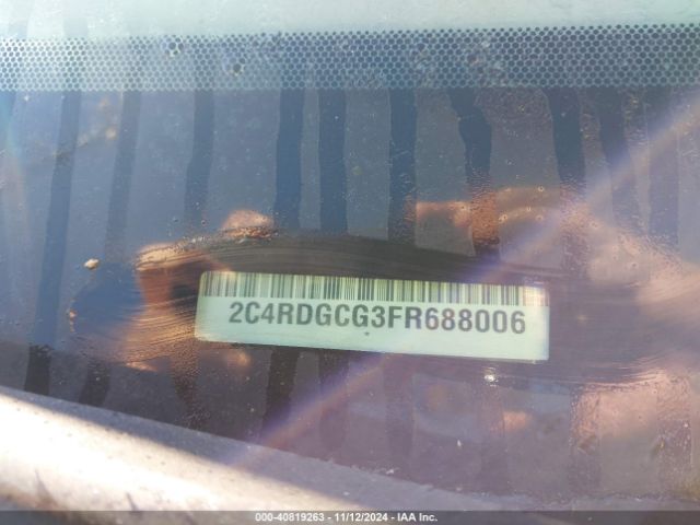 Dodge Grand Caravan Sxt Plus 2015 2C4RDGCG3FR688006 Image 9
