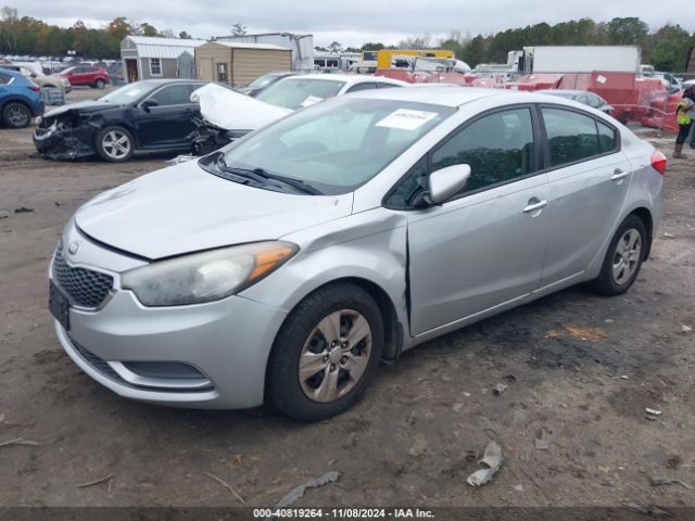 KNAFK4A67G5515814 KIA FORTE LX