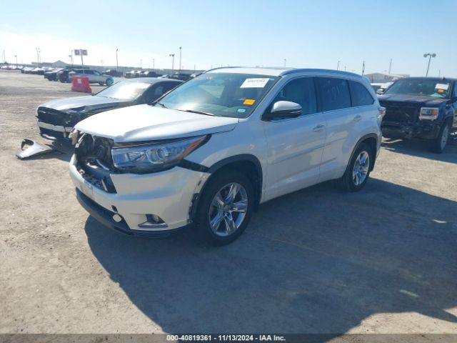 5TDYKRFHXES012496 Toyota Highlander Limited V6