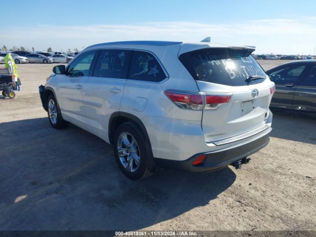 5TDYKRFHXES012496 Toyota Highlander Limited V6