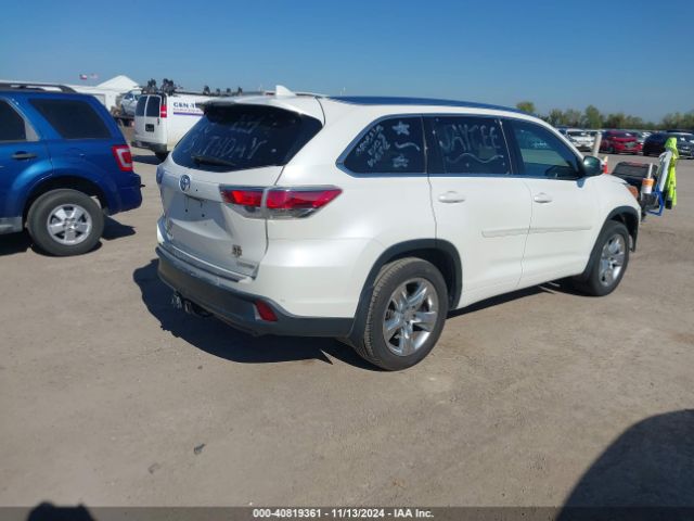5TDYKRFHXES012496 Toyota Highlander Limited V6