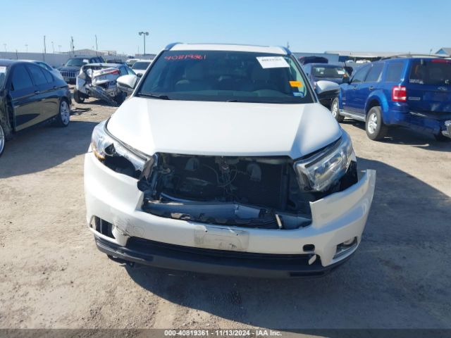 5TDYKRFHXES012496 Toyota Highlander Limited V6