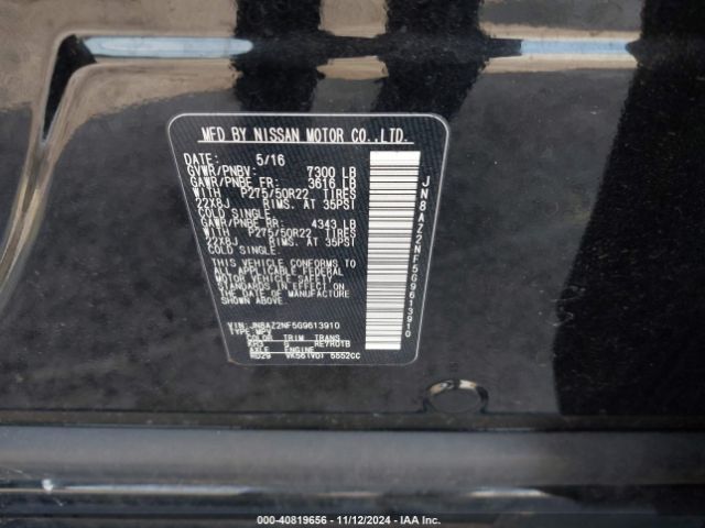 JN8AZ2NF5G9613910 Infiniti QX80