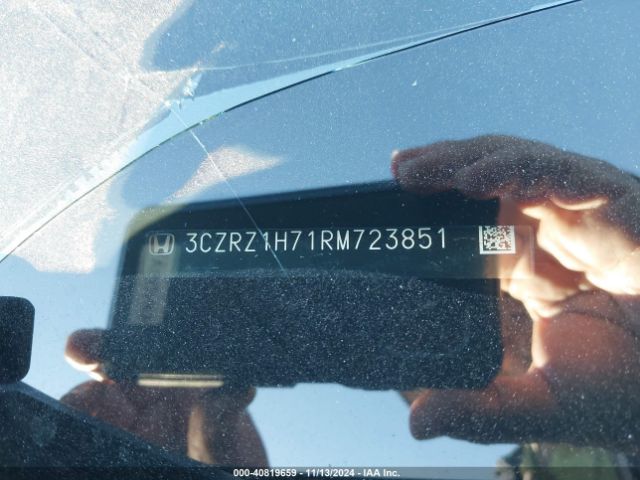 3CZRZ1H71RM723851 Honda Hr-v 2wd Ex-l/2wd Ex-l W/o Bsi