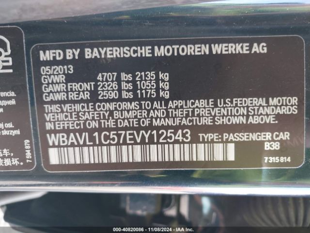 WBAVL1C57EVY12543 BMW X1 Xdrive28i