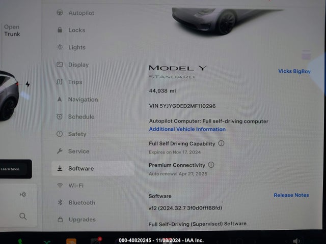 2021 TESLA MODEL Y 5YJYGDED2MF110296 Photo 6