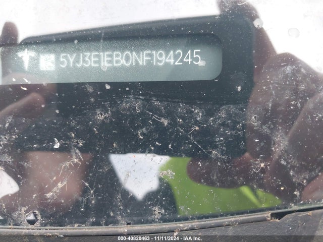 2022 TESLA MODEL 3 5YJ3E1EB0NF194245 Photo 8
