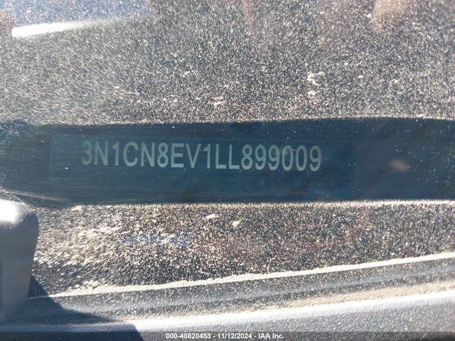 3N1CN8EV1LL899009 Nissan Versa Sv Xtronic Cvt