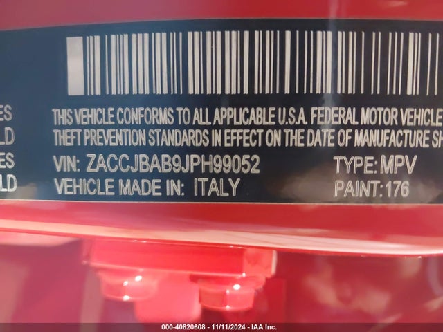 Jeep Renegade Upland Edition 4x4 2018 ZACCJBAB9JPH99052 Image 9