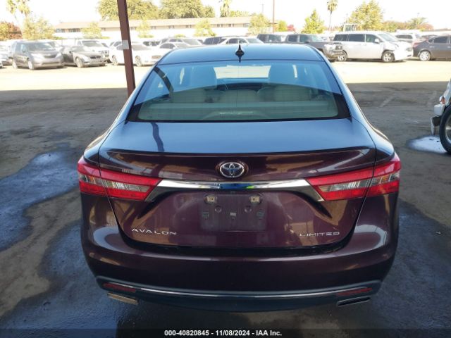 4T1BK1EB0GU236696 Toyota AVALON LIMITED