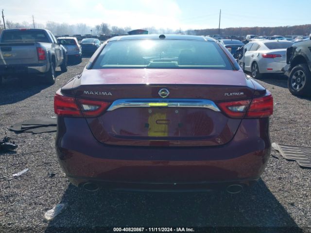 1N4AA6AP4HC372196 Nissan Maxima 3.5 Platinum