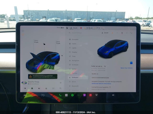 2021 TESLA MODEL Y 5YJYGDEE4MF263299 Photo 6