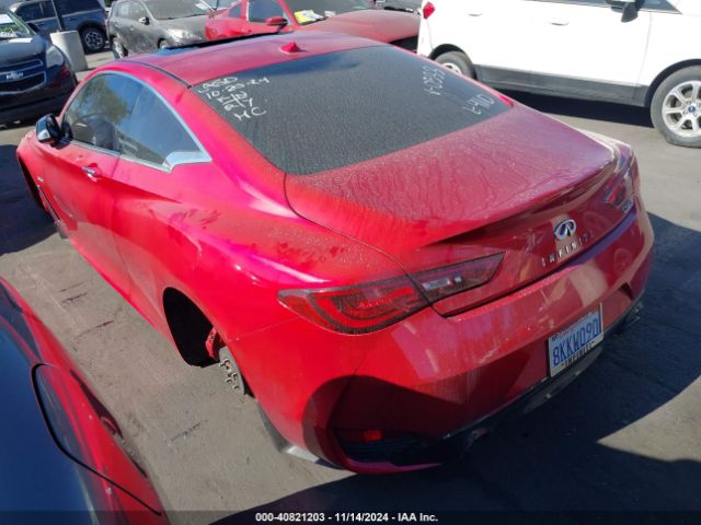 JN1FV7EK6KM360533 Infiniti Q60 3.0t Red Sport 400
