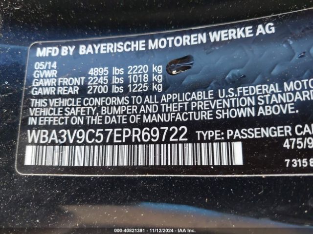 WBA3V9C57EPR69722 BMW 428i Xdrive