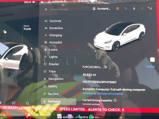 2023 TESLA MODEL 3 5YJ3E1EA3PF473067 Photo 6