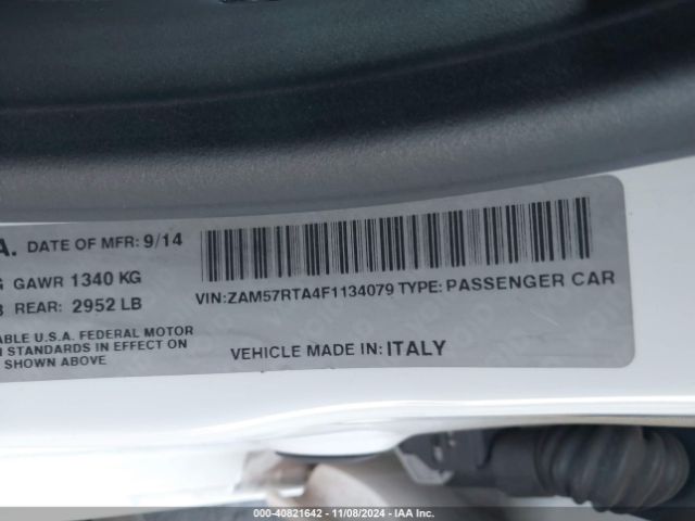 ZAM57RTA4F1134079 Maserati Ghibli S Q4