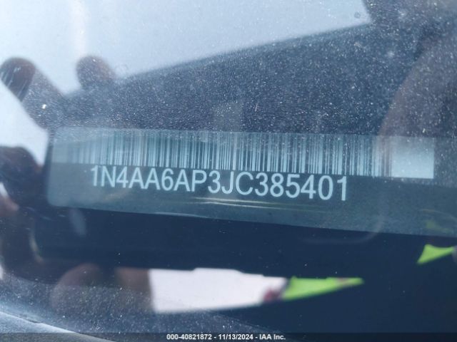 1N4AA6AP3JC385401 Nissan MAXIMA SV