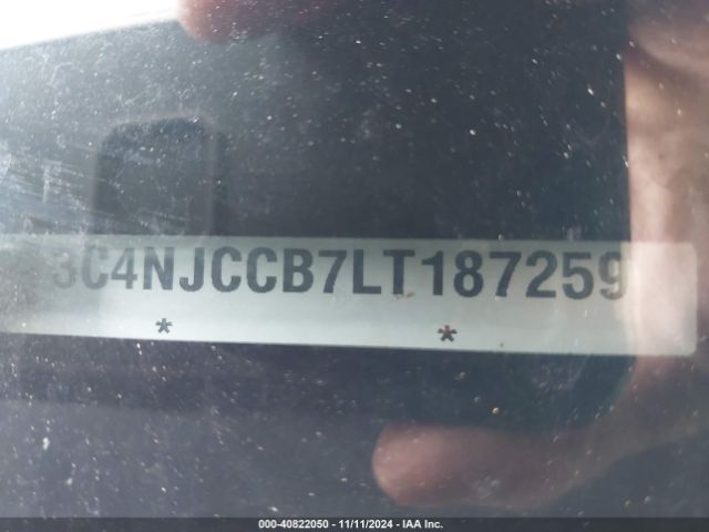 3C4NJCCB7LT187259 Jeep Compass Limited Fwd