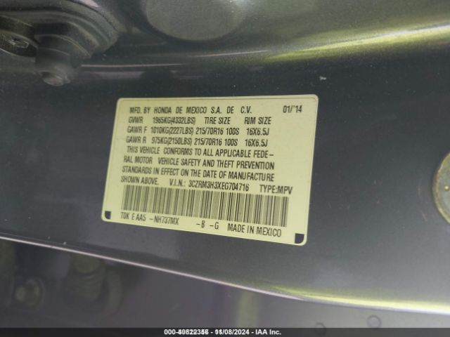 3CZRM3H3XEG704716 Honda CR-V LX