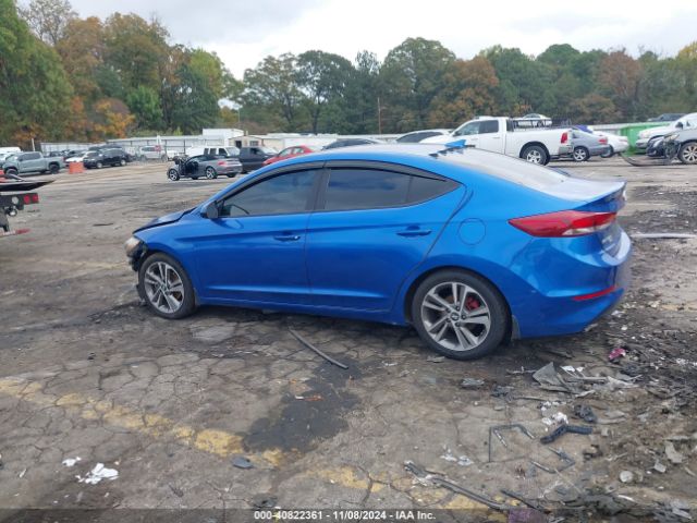 5NPD84LFXJH372354 Hyundai ELANTRA SEL