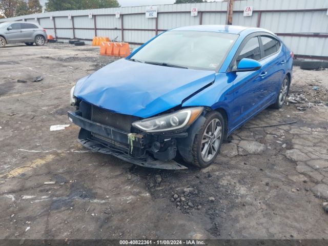 5NPD84LFXJH372354 Hyundai ELANTRA SEL