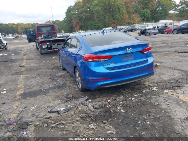 5NPD84LFXJH372354 Hyundai ELANTRA SEL