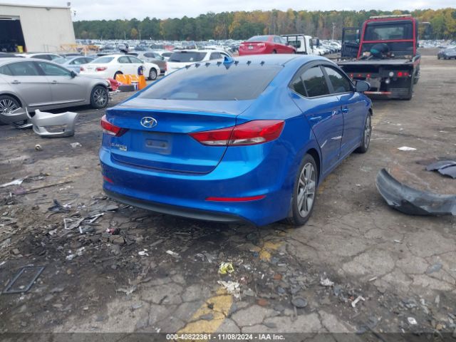 5NPD84LFXJH372354 Hyundai ELANTRA SEL