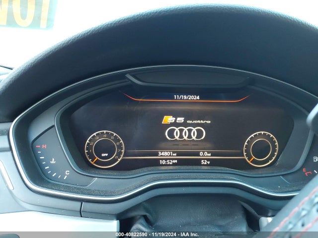 WAUB4CF58KA052942 Audi S5 3.0t Premium