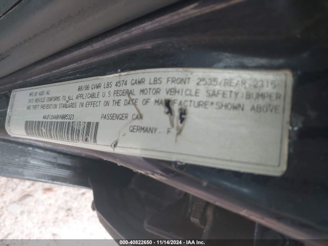 1997 AUDI A6 WAUFC84A0VN005323 Photo 8