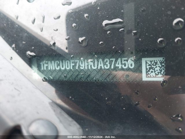 1FMCU0F79HUA37456 Ford ESCAPE S