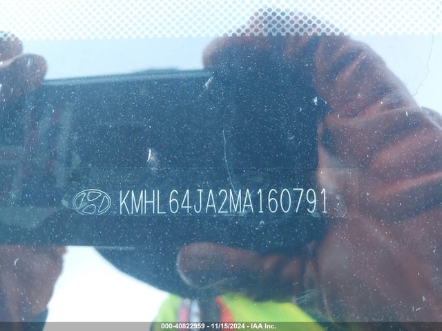 40822959 :رقم المزاد ، KMHL64JA2MA160791 vin ، 2021 Hyundai Sonata Sel مزاد بيع