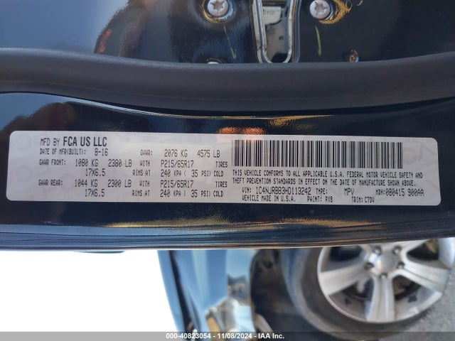 1C4NJRBB3HD113242 Jeep Patriot Sport 4x4