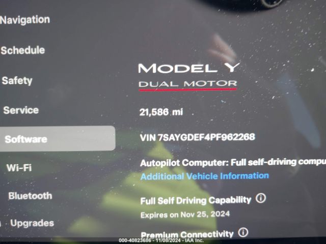 7SAYGDEF4PF962268 Tesla Model Y Performance Dual Motor All-wheel Drive