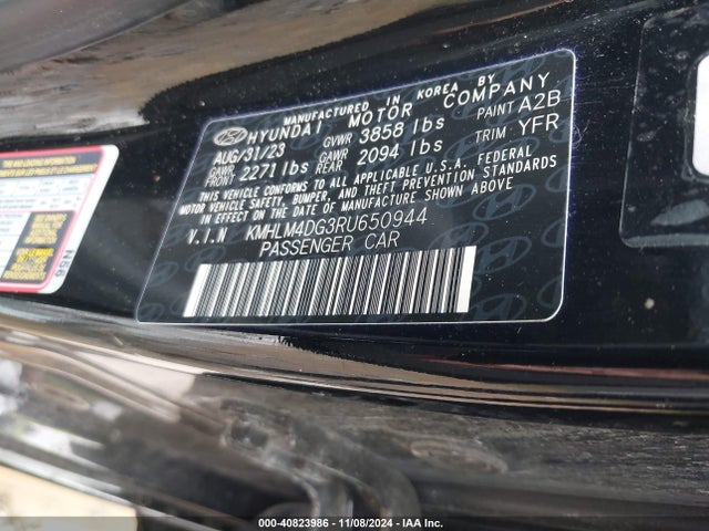 Hyundai ELANTRA SEL 2024 KMHLM4DG3RU650944 Image 9