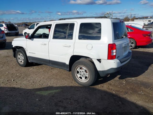 1C4NJPBB8HD172582 Jeep Patriot Sport Fwd