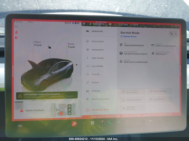2023 TESLA MODEL Y 7SAYGDEE4PA181190 Photo 6