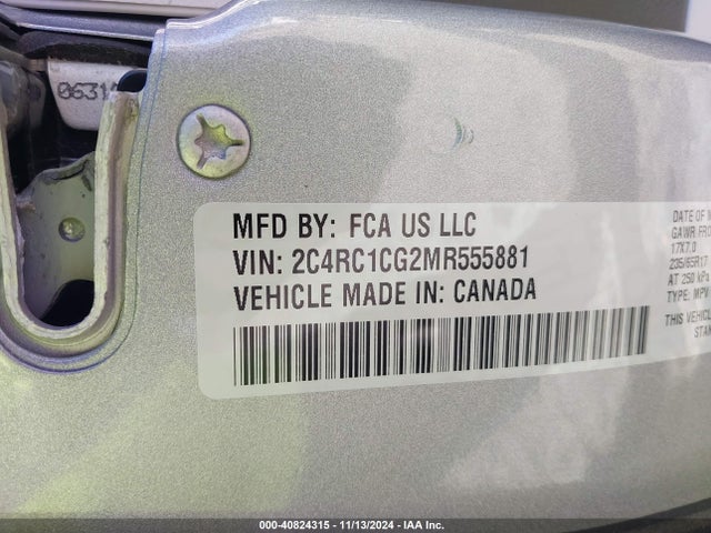2C4RC1CG2MR555881 Chrysler Voyager Lx
