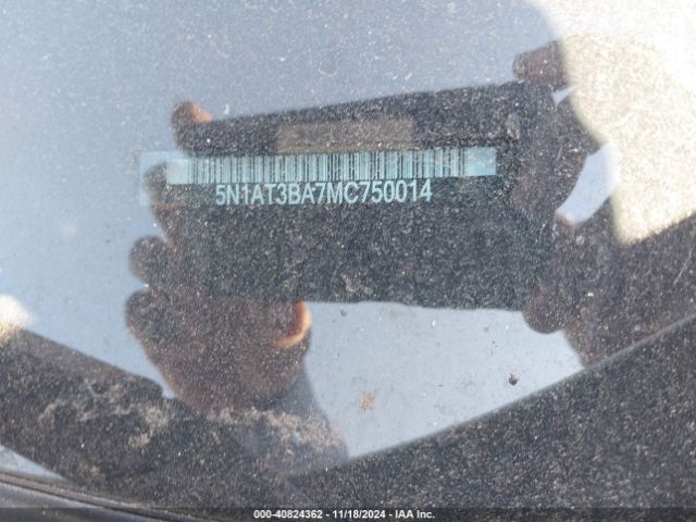 5N1AT3BA7MC750014 Nissan Rogue Sv Fwd