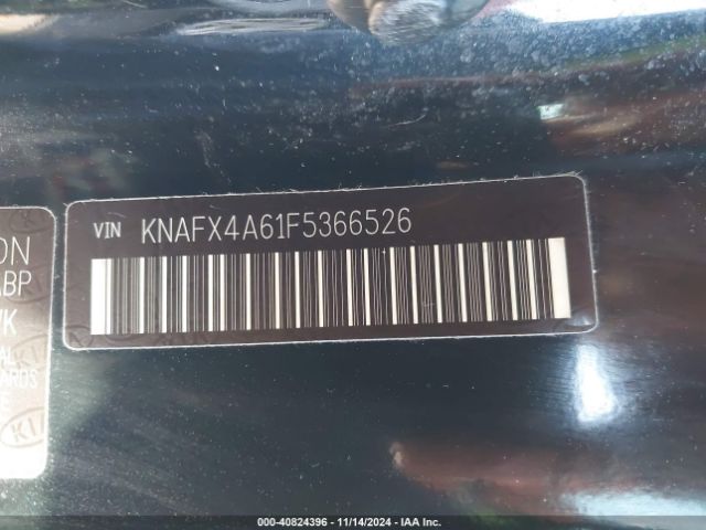 KNAFX4A61F5366526 KIA FORTE LX