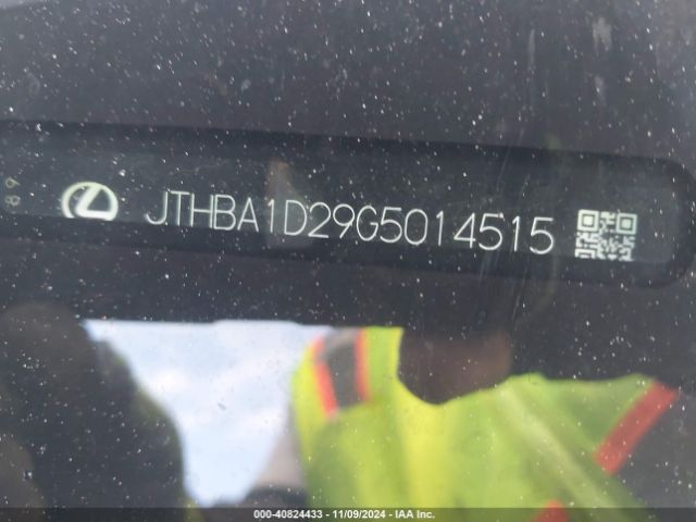 JTHBA1D29G5014515 Lexus IS 200T