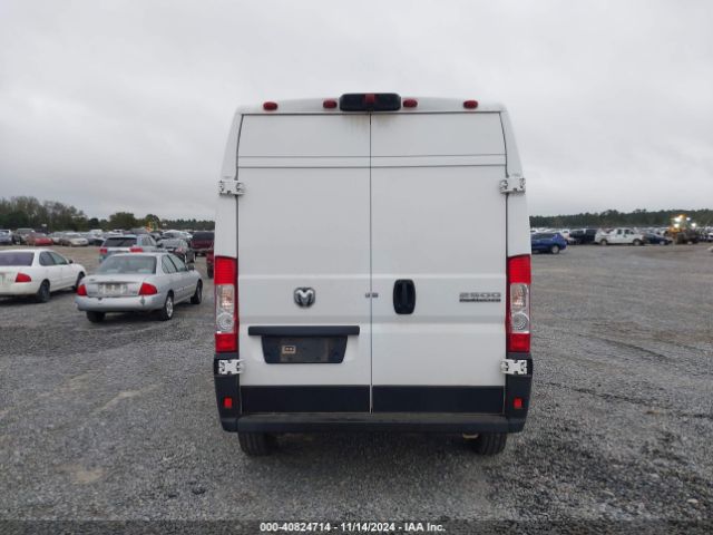 3C6LRVDG8PE598418 RAM Promaster 2500 High Roof 159 Wb