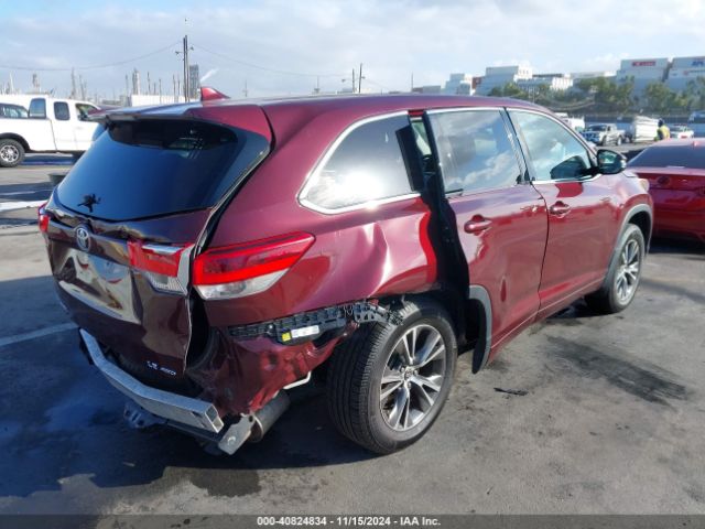 5TDBZRFH6JS804799 Toyota Highlander Le Plus